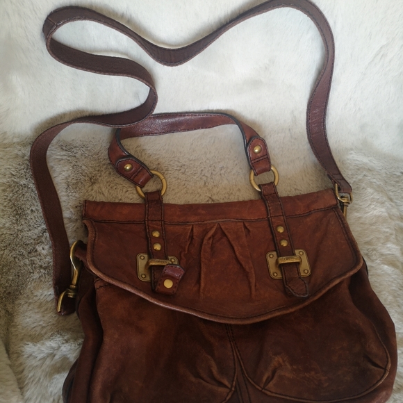 fossil leather crossbody bag - Picture 3 of 14